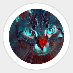 Agile mycat, revolution for cats Sticker